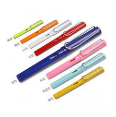 彩色透明钢笔学生用书法练字笔 墨囊钢笔定制刻字 