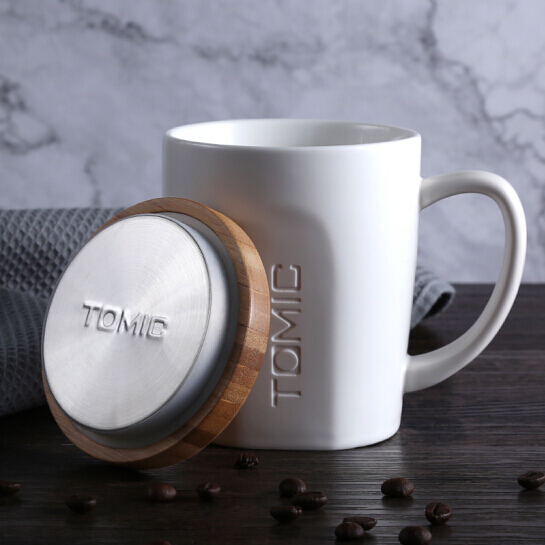 特美刻（TOMIC）400ML 可定制logo 陶瓷杯带