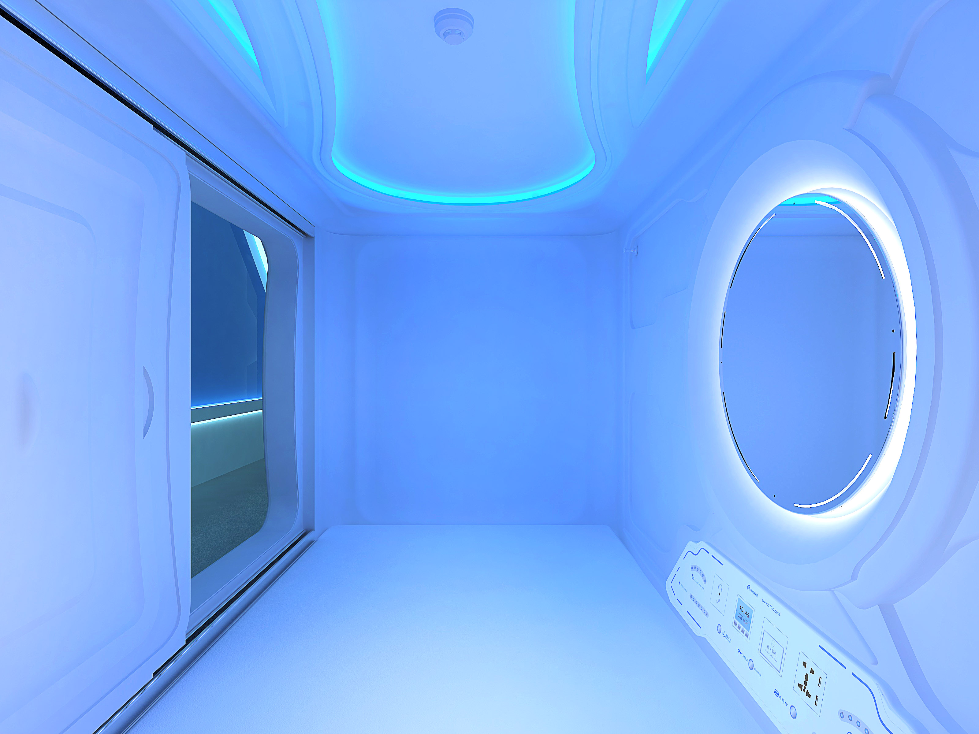 最新太空舱简洁款横式单人舱旗舰版