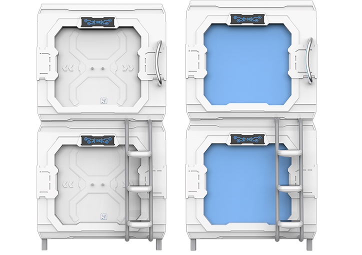 太空舱科技款竖式单人舱创业板版