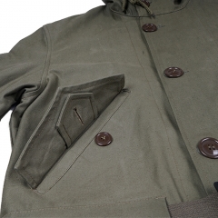 二戰(zhàn)韓戰(zhàn)美式 M1947大衣（無(wú)內(nèi)膽）純棉帆布（復(fù)刻影視道具）