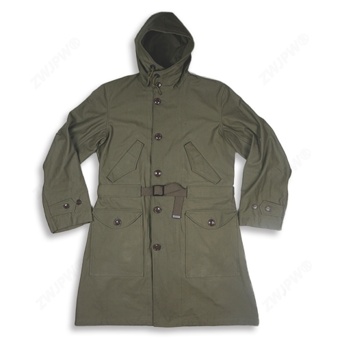 二戰(zhàn)韓戰(zhàn)美式 M1947大衣（無(wú)內(nèi)膽）純棉帆布（復(fù)刻影視道具）