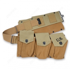 二戰美式 B.A.R.六聯通用戶外小包（復刻影視道具）（卡其）
