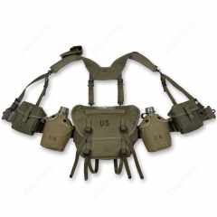 越戰(zhàn)美式 M1956 M1961 M16A1長包裝備組合急救包水壺挎包（復刻影視道具）
