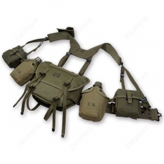 越戰(zhàn)美式 M1956 M1961 M16A1長包裝備組合急救包水壺挎包（復刻影視道具）