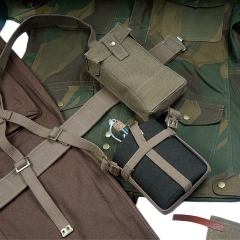 二戰英式 傘兵空降兵套裝丹尼森SMOCK P37組合（復刻影視道具）