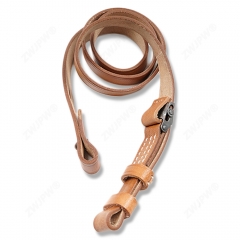 德式 復古P40棕色背帶 頭層牛皮純手工（復刻影視道具）