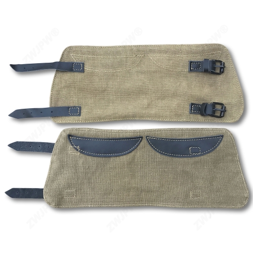 德式 麻布版綁腿呢子護(hù)腿（復(fù)刻影視道具）