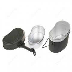 德式 飯盒 三件套 便當盒套裝 戶外野營（復刻影視道具）