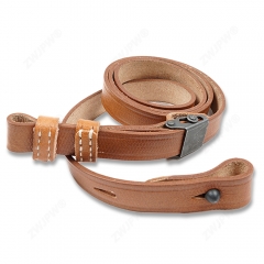 德式 復古P40棕色背帶 頭層牛皮純手工（復刻影視道具）