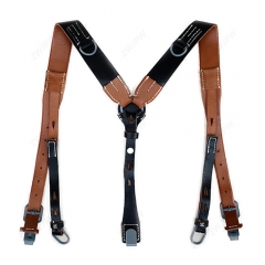 二戰 Y帶Y型背帶 頭層純牛皮（復刻影視道具）