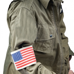 二戰(zhàn)美式 越戰(zhàn) 韓戰(zhàn) 國際袖標(biāo) 純棉帆布（復(fù)刻影視道具）