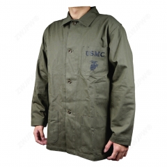 二戰(zhàn)韓戰(zhàn)美式 USMC HBT上衣(復(fù)刻影視道具)