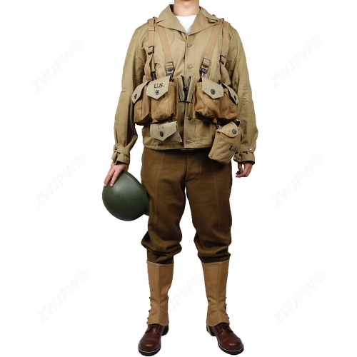 二戰美式 M41秋冬加厚款 裝備組M1928B.A.R.6聯諾曼底登（復刻影視道具）