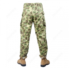 二戰美式 獵鴨太平洋雙面迷彩USMC HBT褲子（復刻影視道具）