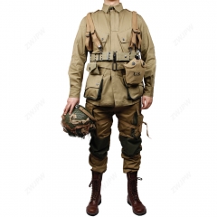 二戰(zhàn)美式m42傘兵服士兵版 基礎(chǔ)裝備組.諾曼底登陸 D-DAY（復(fù)刻影視道具）