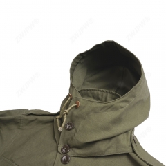 二戰(zhàn)韓戰(zhàn)美式 M43 帶帽兜 夾克（復(fù)刻影視道具）