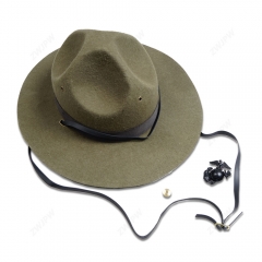 二戰時期美式 教官帽 （復刻影視道具）