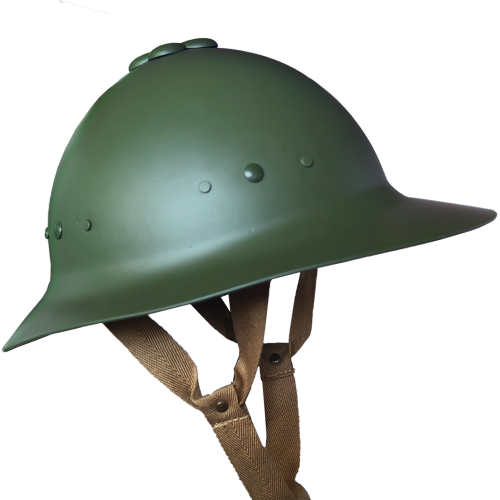 中式 山竹盔 梅花盔 復古鋼盔 (復刻影視道具)