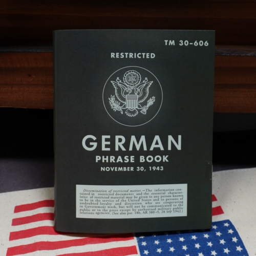 二戰美式 M1943 《德語短語手冊》