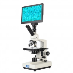 SWG-2600H single eye TV electron biological microscope 40x-1600x