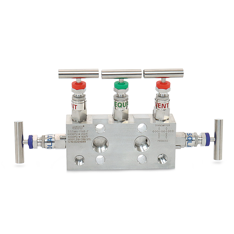 Coplanar Five-valve Manifolds
