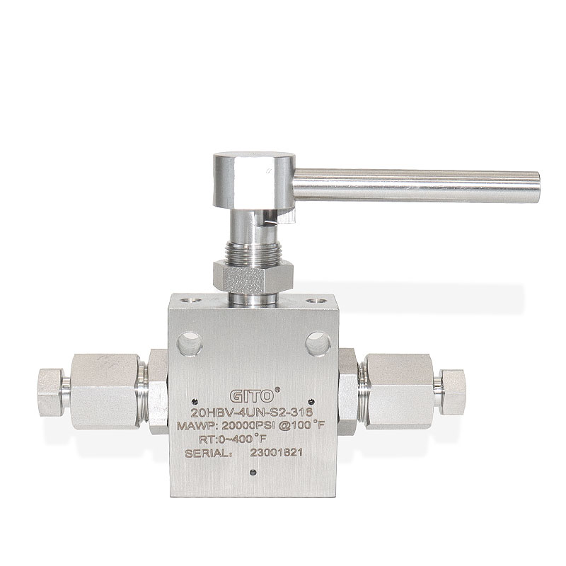 137MPa ultra-high pressure ball valve