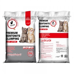 SINOFIZ PP Woven Bag Bentonite Cat Litter