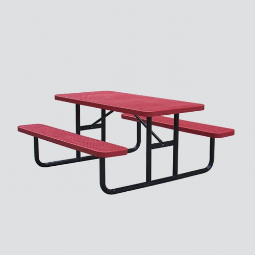 TB14 Public metal steel picnic table