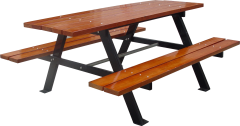 TB26 wood table and bench set