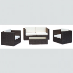 RT-24 Green rattan wicker furniture american design sofa set