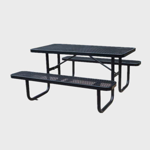 TB80 Public metal steel picnic table