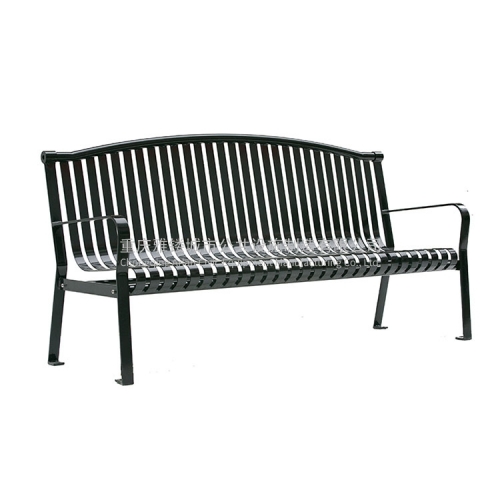 FS20 flat steel iron garden leisure bench
