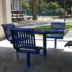Singapore order a number of outdoor tables and chairs