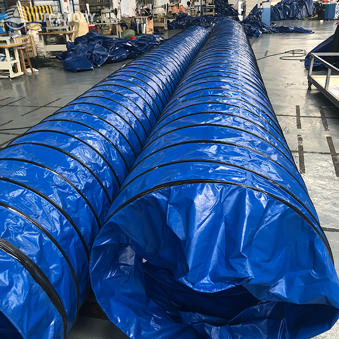 Blue Flexible Ducts