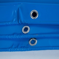 9Mx12M 0.40MM 530G蓝色PVC防火织物涂层防水布
