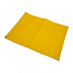 10Mx10M 0.5MM 630G Yellow PVC Anti-aging Fabric Coated Tarp