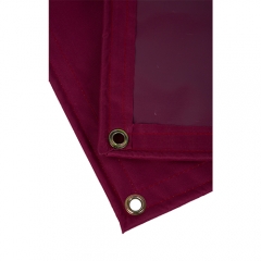 Rose Red Green Oxford Tarp For Canopy