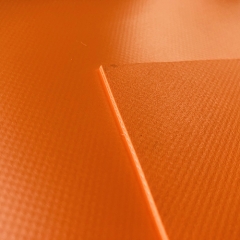 Orange PVC Heavy Duty Filament Fabric Tarp For Truck/Trialer Side Curtain