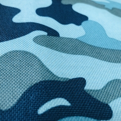 Blue Camouflage Oxford Tarp For Canopy