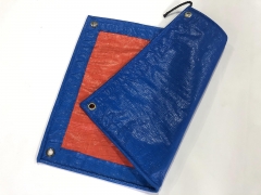 Blue and Red Each Side PE Tarp For Construction Cover