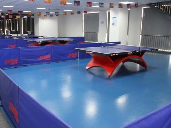 乒乓球场地和乒乓球桌尺寸的标准