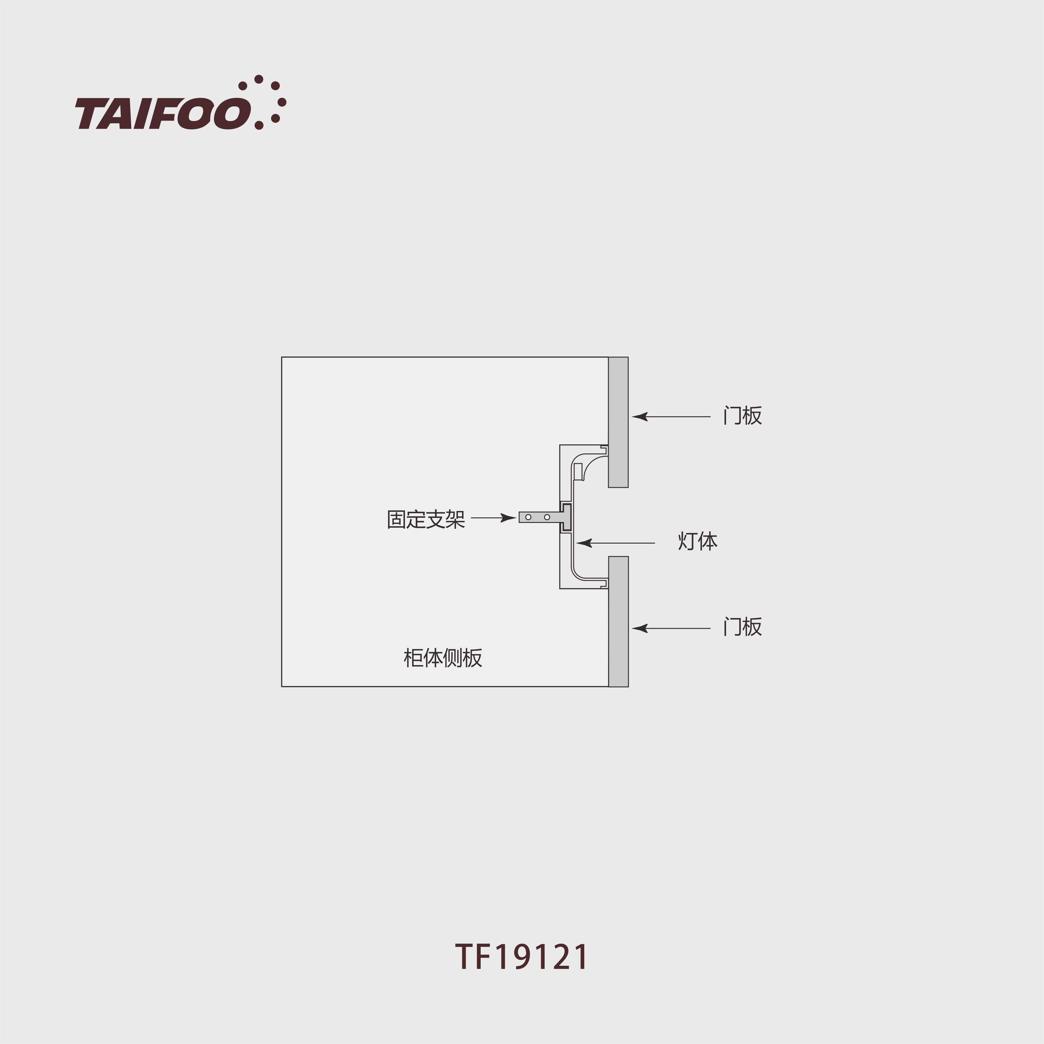 TF19121 中柜免拉手灯