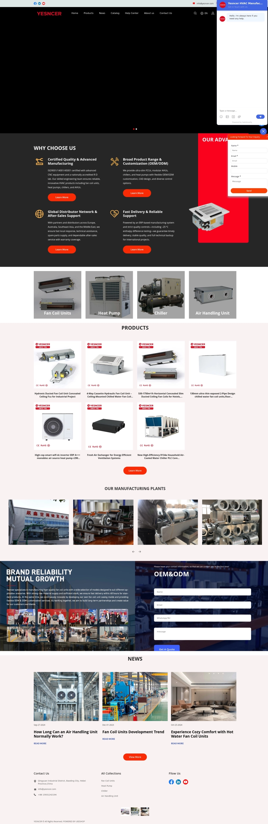 保定跃鑫冷暖设备制造有限公司