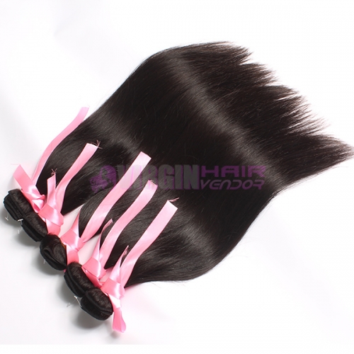 Top grade wholesale real straight hair extension brazilian virgin  hair bundles