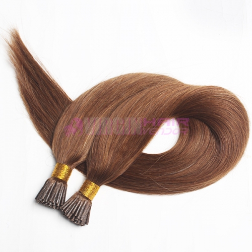 Cheap i tip 100% virgin indian remy hair extensions