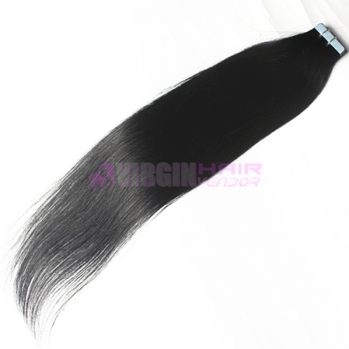 Wholesale Remy skin weft hair tape on hair extension #1