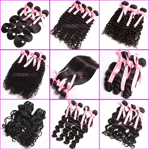 Top grade wholesale Virgin hair vendor sell different styles with factory price