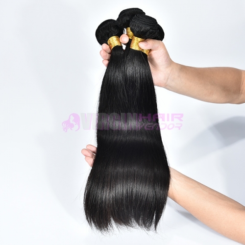 Fashion 100% Malaysian human hair extension natural straight