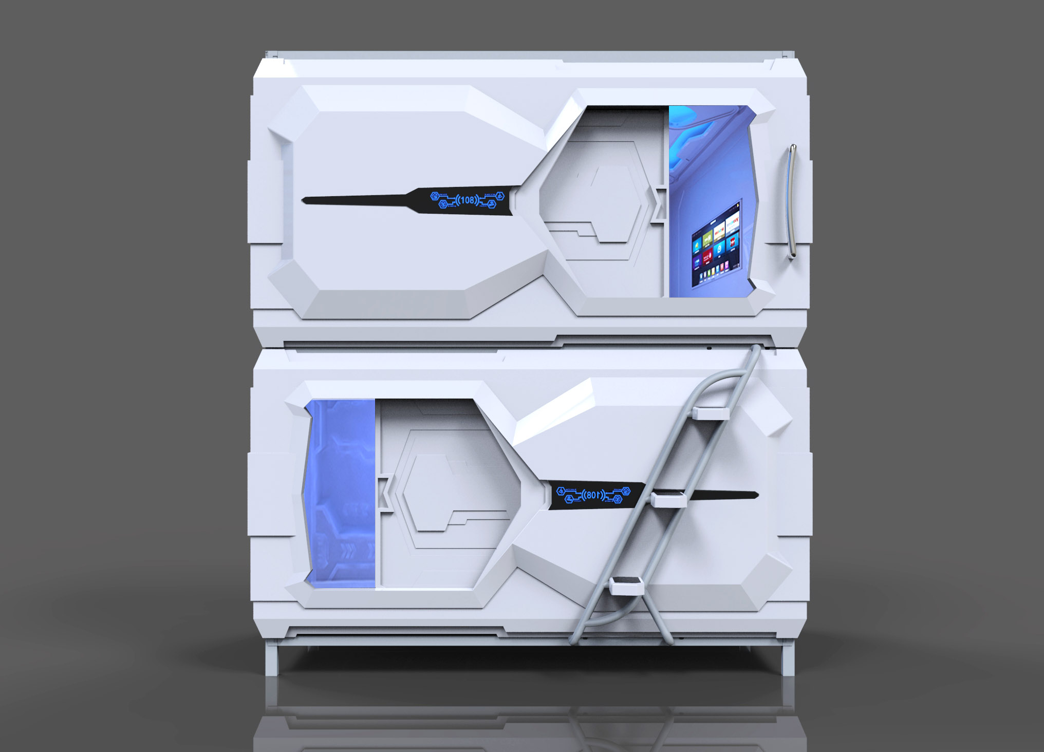 太空舱科技款横式单人舱旗舰版